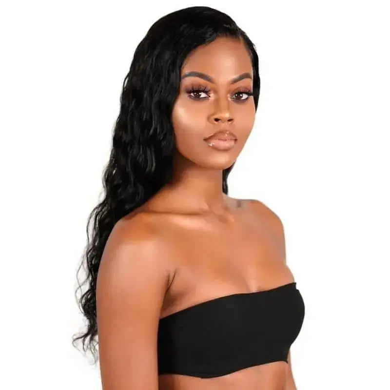 Loose Wave Transparent Lace Front Wig ~ 100% Human Hair - HookedOnBundles Virgin Hair HookedOnBundles Virgin Hair